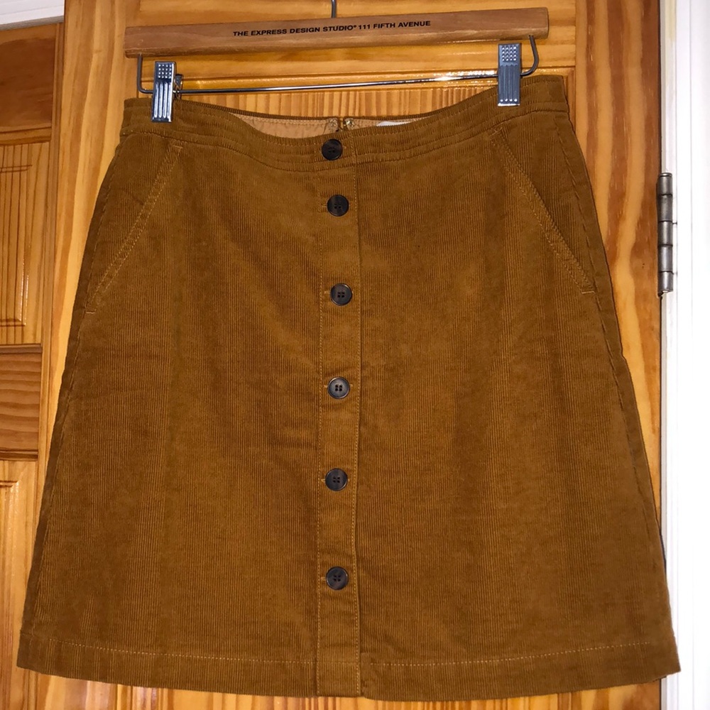 J Crew Corduroy Skirt Size 4